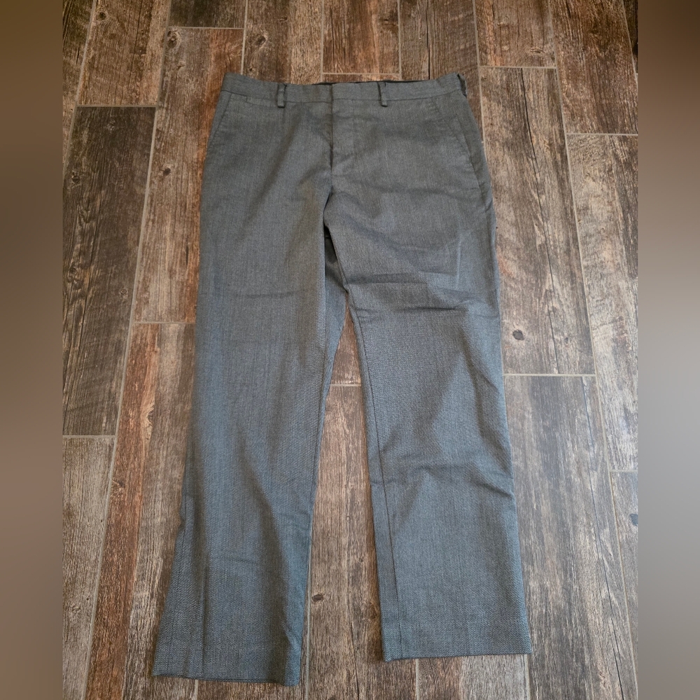 Mens Classis Gray JFerrar Dress Pants (34×30)